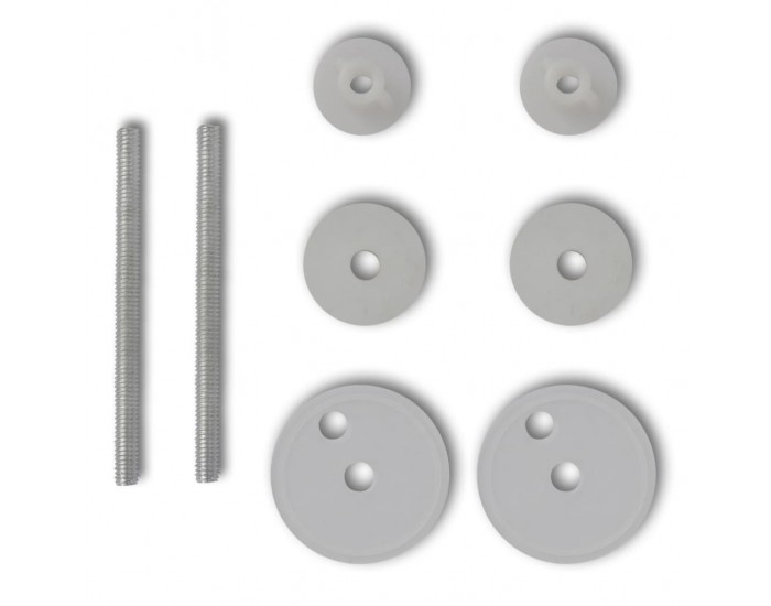 Sonata Тоалетни седалки с нормално затваряне, 2 бр, МДФ, камъни -