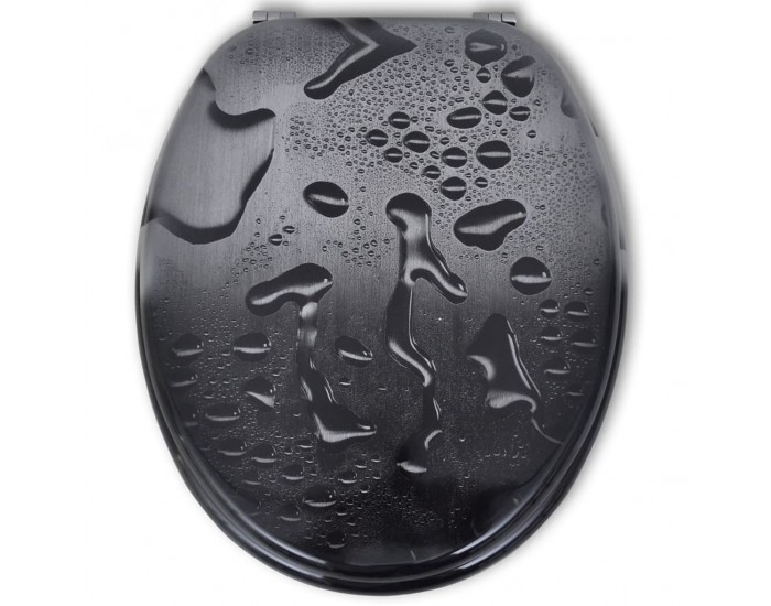 Sonata Тоалетни седалки с нормално затваряне, 2 бр, МДФ, вода -