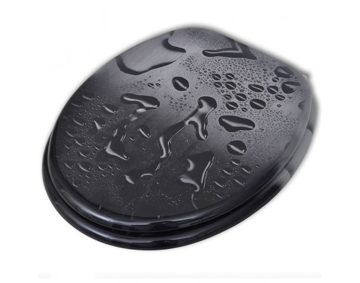 Sonata Тоалетни седалки с нормално затваряне, 2 бр, МДФ, вода -