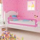 Sonata Ограничител за бебешко легло, розов, 180x42 см, полиестер -