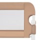 Sonata Ограничител за бебешко легло, таупе, 120x42 см, полиестер -