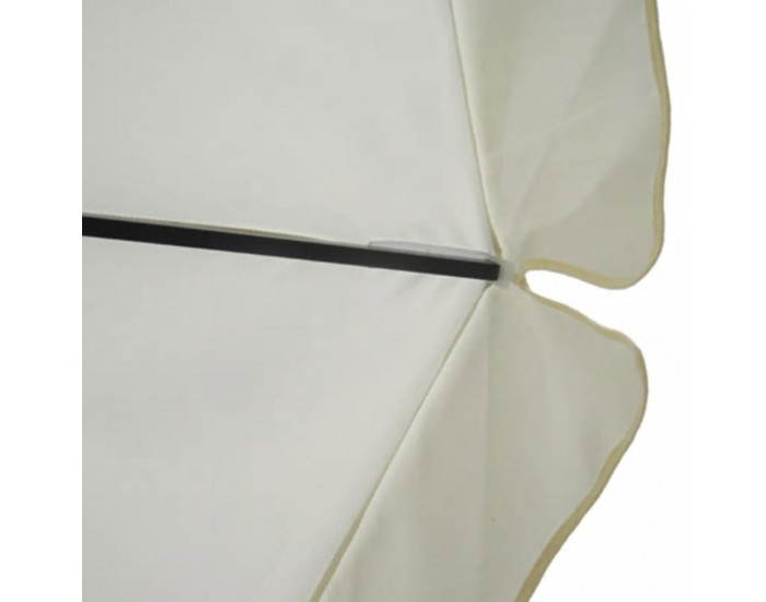 Sonata Чадър за слънце, 500 см, бял -