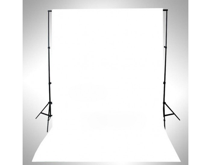 Sonata Фотографски фон, памук, бял, 500х300 см -
