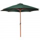 Чадър за слънце, зелен, 258 см. -