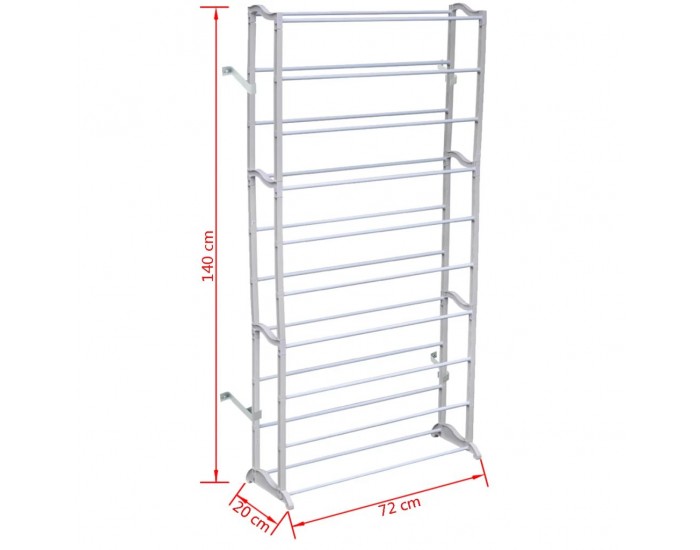 Рафт за обувки с 10 нива -