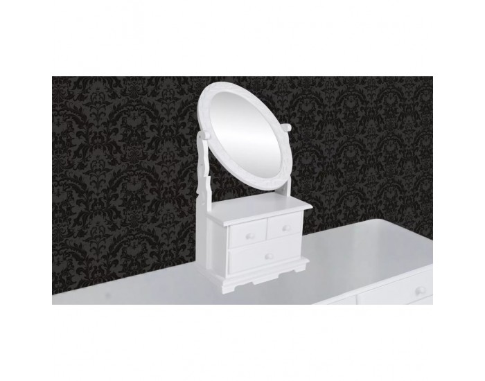 Sonata Тоалетка с регулируемо овално огледало, МДФ -