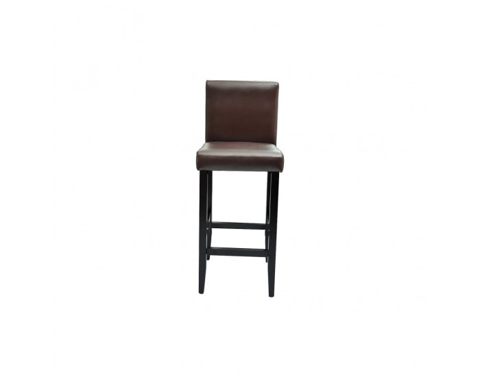 Sonata Бар столове, 2 броя, изкуствена кожа, кафяви -