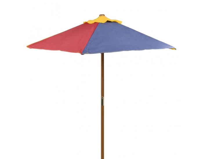 Sonata Детска пикник маса и пейки с чадър в четири цвята -