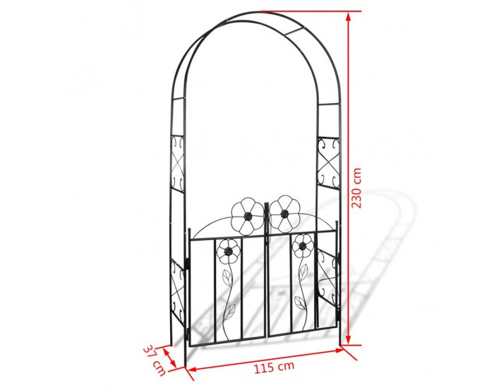 Градинска арка – врата -