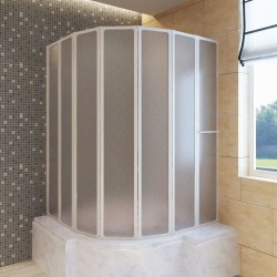Душ Кабина 140 x 168 см с поставка за кърпи - Продукти за баня и WC