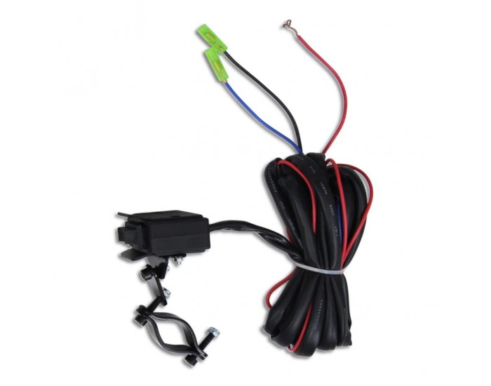 Електрическа лебедка 12 V, 1360 кг, монтажна планка - Електрическа лебедка 12 V, 1360 кг, монтажна планка -