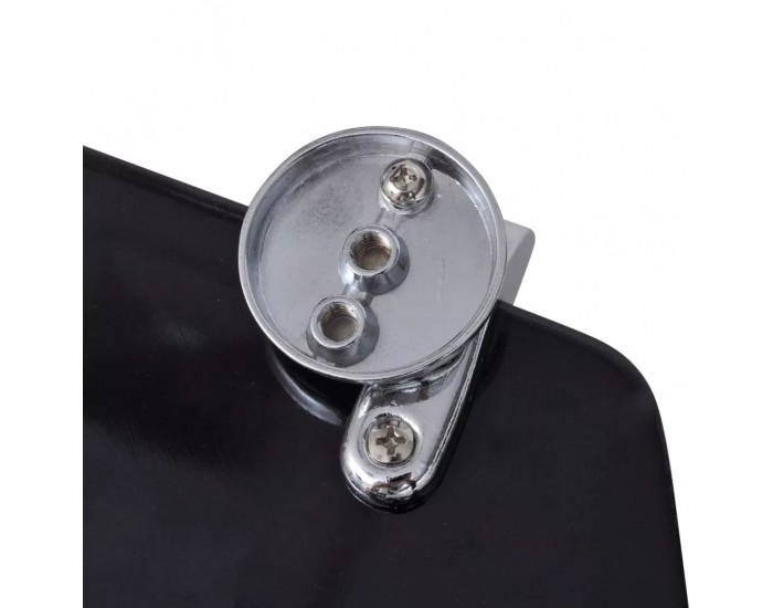 Sonata Тоалетна седалка МДФ капак нормално затваряне изчистена черна -