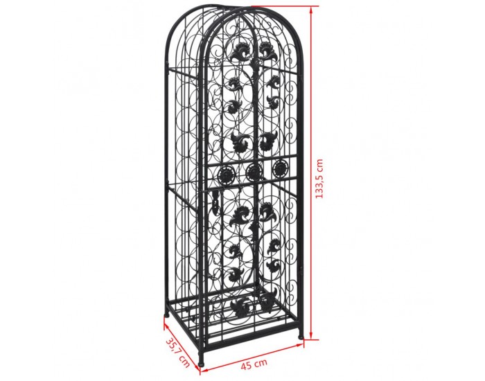 Sonata Метална стойка за вино, за 45 бутилки -