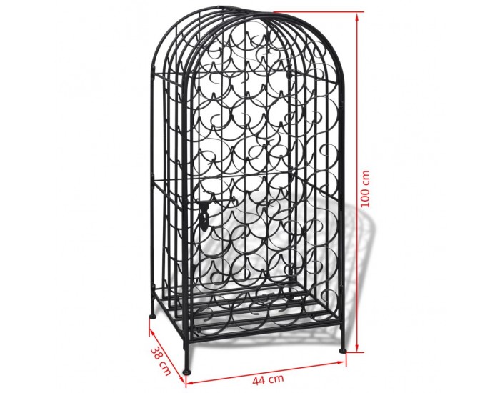 Sonata Метална стойка за вино, за 35 бутилки -