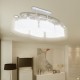 Лампа за таван с 6 елипсовидни стъклени абажура, за крушки тип Е14 -
