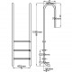 Sonata Стълба за басейн с 3 стъпала, неръждаема стомана, 120 см -