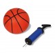 Мини баскетболен кош за закрито в комплект с топка и помпа -
