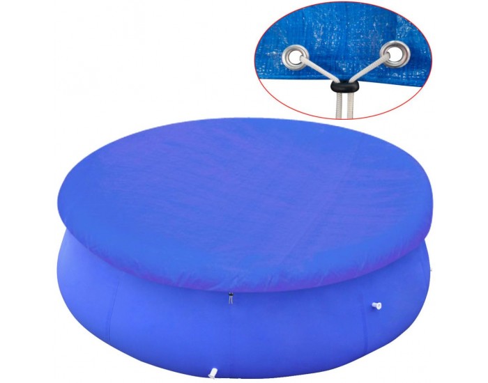 Sonata Покривало за басейн от PE, кръгла форма, 300 см, 90 g/m2 -