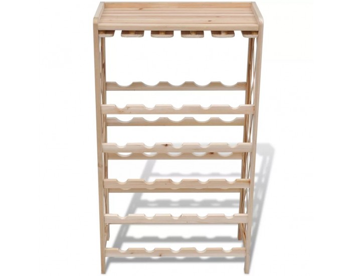 Sonata Стелаж за вино от дърво за 25 бутилки -
