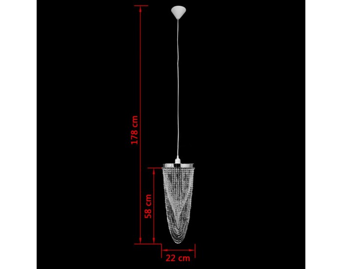 Кристален полилей, 22 х 58 см -