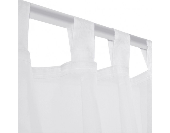 Бели прозрачни завеси 140 х 225 см – 2 броя -
