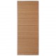 Правоъгълен кафяв бамбуков килим 120 х 180 см -
