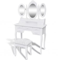 Sonata Тоалетка с табуретка и 3 огледала - Спалня