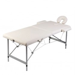 Кушетка за масаж, 2 зони, алуминиева основа - Оборудване за Масажно и Козметично студио