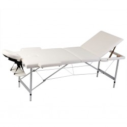 Алуминиева масажна кушетка с 3 зони, алуминиева рамка - Оборудване за Масажно и Козметично студио