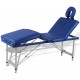 Алуминиева масажна кушетка с 4 зони, цвят: син -