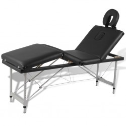 Алуминиева масажна кушетка с 4 зони - Оборудване за Масажно и Козметично студио