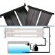 Соларни панели за затопляне на басейн (2 соларни панела в комплекта) -