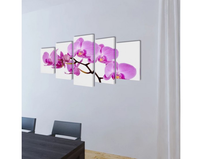 Декоративни панели за стена Орхидея, 200 x 100 см -