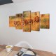 Декоративни панели за стена Лъвове, 100 x 50 см -