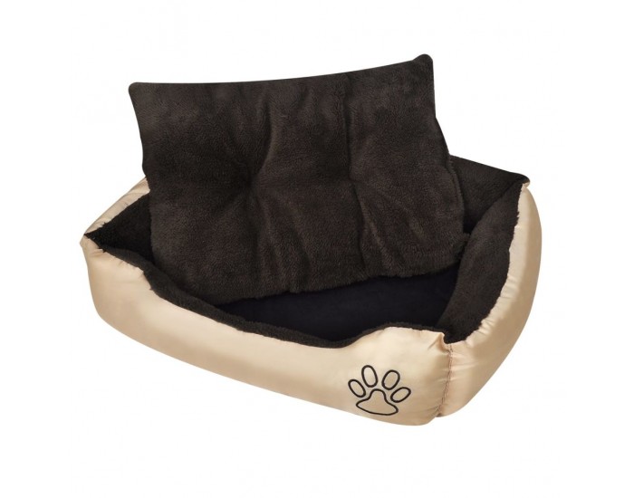 Sonata Топло кучешко легло с подплатена възглавница, размер L -