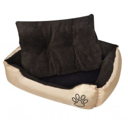 Топло кучешко легло с подплатена възглавница, XL - Домашни любимци