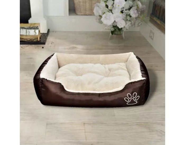 Sonata Топло кучешко легло с подплатена възглавница, размер S -