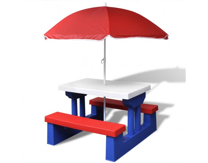 Sonata Детска пикник маса с чадър -