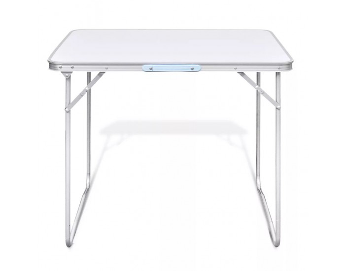 Сгъваема маса за къмпинг 80 x 60 см, алуминиева -