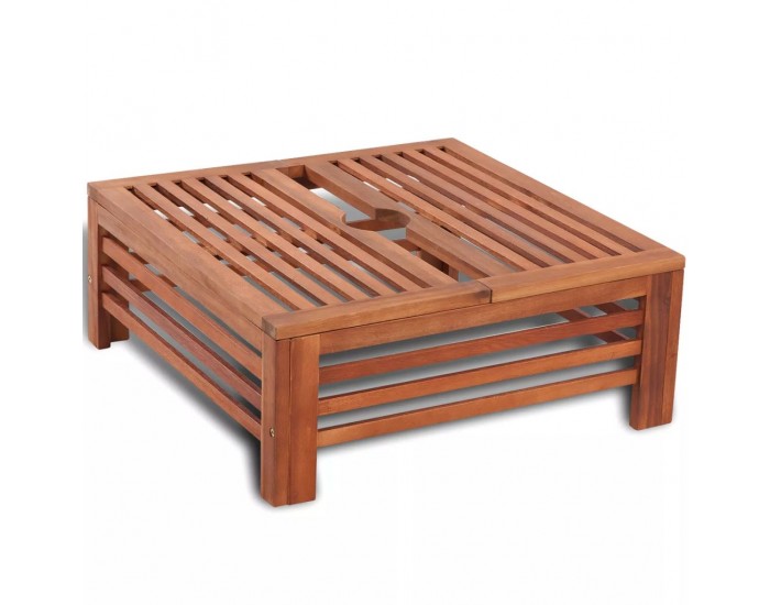 Дървено покритие на стойка за чадър -