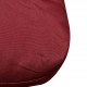 Тапицирана възглавница за сядане, винено червена, 120 x 80 x 10 см -