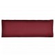 Sonata Тапицирана възглавница за облягане, винено червена, 120x40x10см -