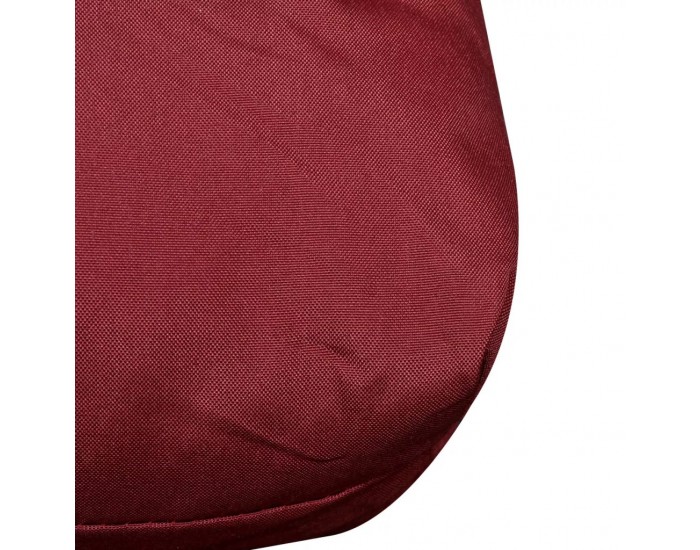 Sonata Тапицирана възглавница за облягане, винено червена, 120x40x10см -