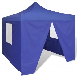 Sonata Сгъваема шатра 3 х 3 м, с 4 стени, синя - Външни съоражения