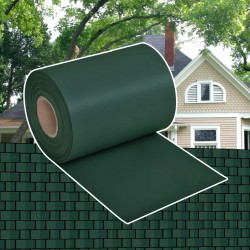 Покривало за ограда от PVC, ролка 70 x 0,19 м, зелено - Градина