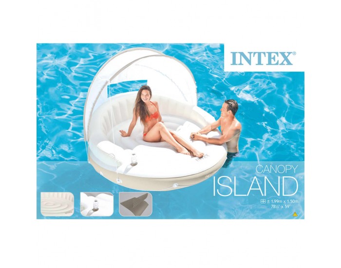 Intex Canopy Island Надуваем остров, 199x150 см, 58292EU -