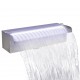 Sonata Правоъгълен фонтан за басейн, LED, неръждаема стомана, 30 см -