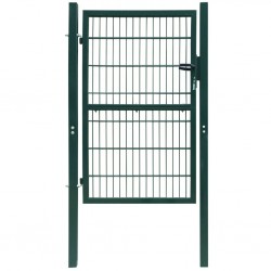 2D Оградна врата, единична, зелена, 106 х 230 см - Сравняване на продукти