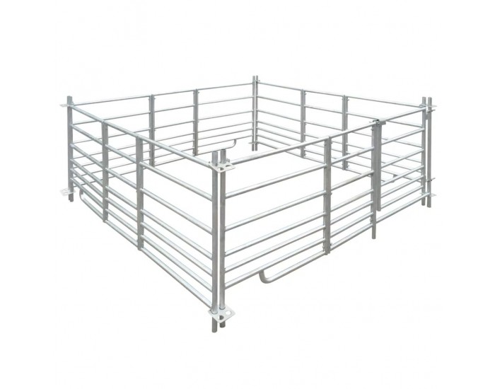 Sonata 4-панелна кошара за овце, поцинкована стомана, 183 x 183 x 92 см -