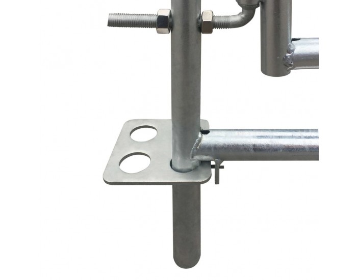 Sonata 4-панелна кошара за овце, поцинкована стомана, 183 x 183 x 92 см -